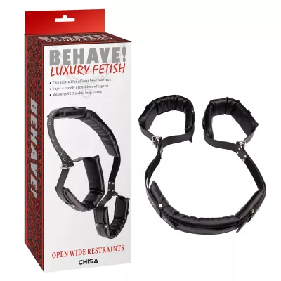 Behave! Luxury Fetish Open Wide Restraints