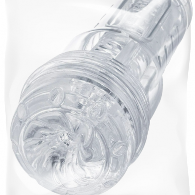 Clear Case with Pink Inside Pleasures Masturbator